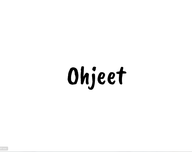 ohjeet